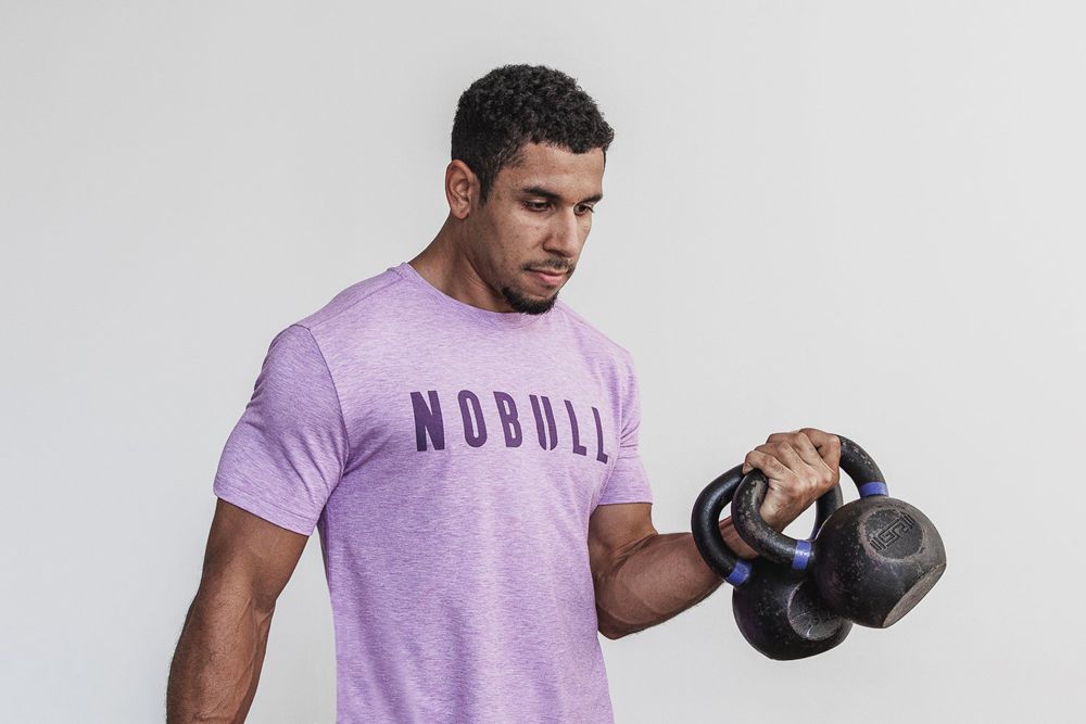 T-Shirts NOBULL Homme Violette - NOBULL,France (1352-OLTPC)